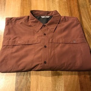 Wrangler XL long-sleeved shirt (light red)